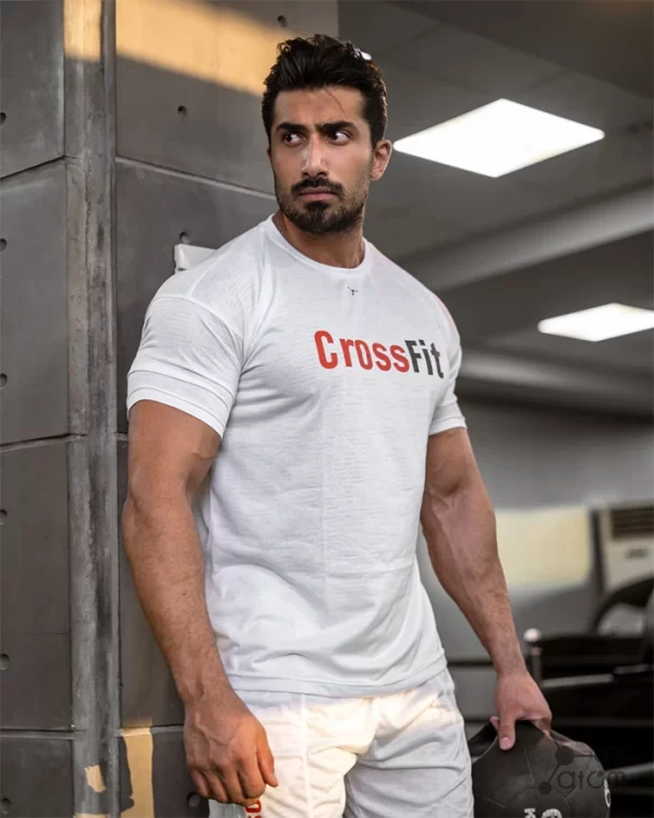 تصویر ست تیشرت شلوارک ورزشی مردانه کد 1006500 - مدل Cross Fit