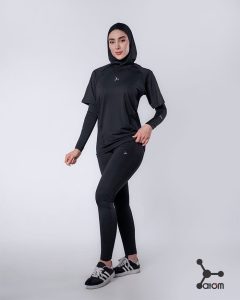 تیشرت ورزشی زنانه کد TSW0801 - مدل کوین اتم