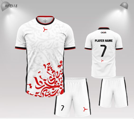لباس فوتبالی اتم